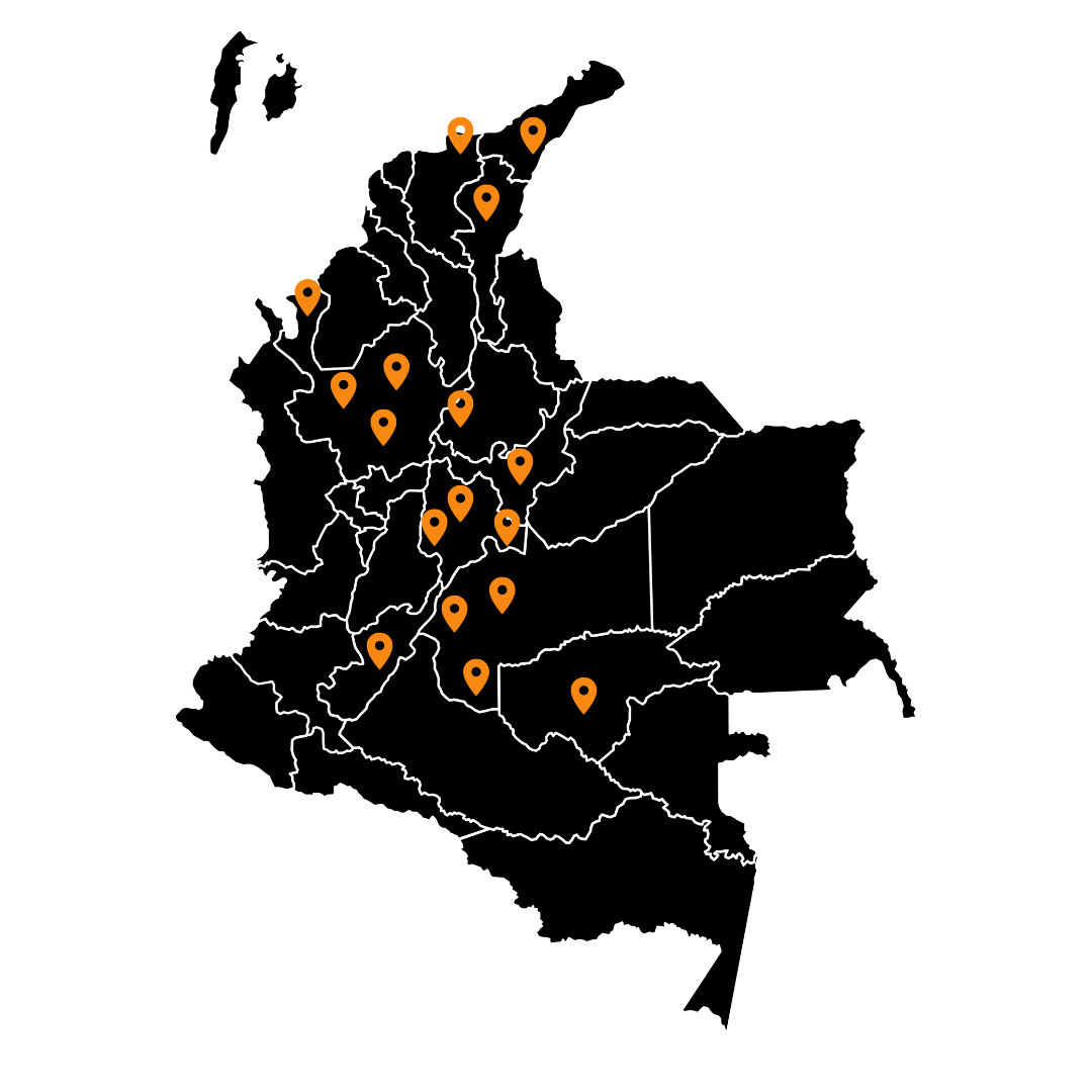 Mapa de operaciones Eventex (claro)